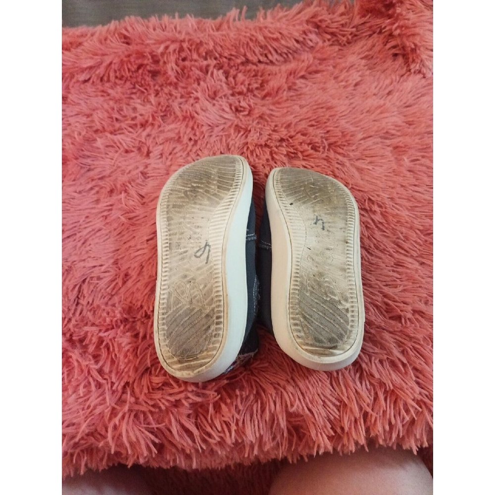 Women's Blowfish Denim Look Distressed Multicolored Back Slip On Shoes Size 7.5 - Picture 8 of 8